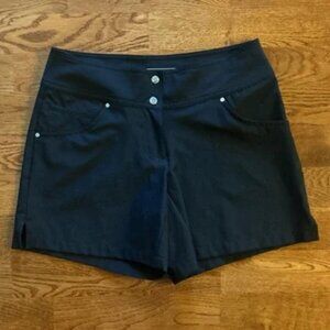 Slazenger Golf Shorts Black 5 Pocket Women 0 Chino Athletic Coach Dressy
